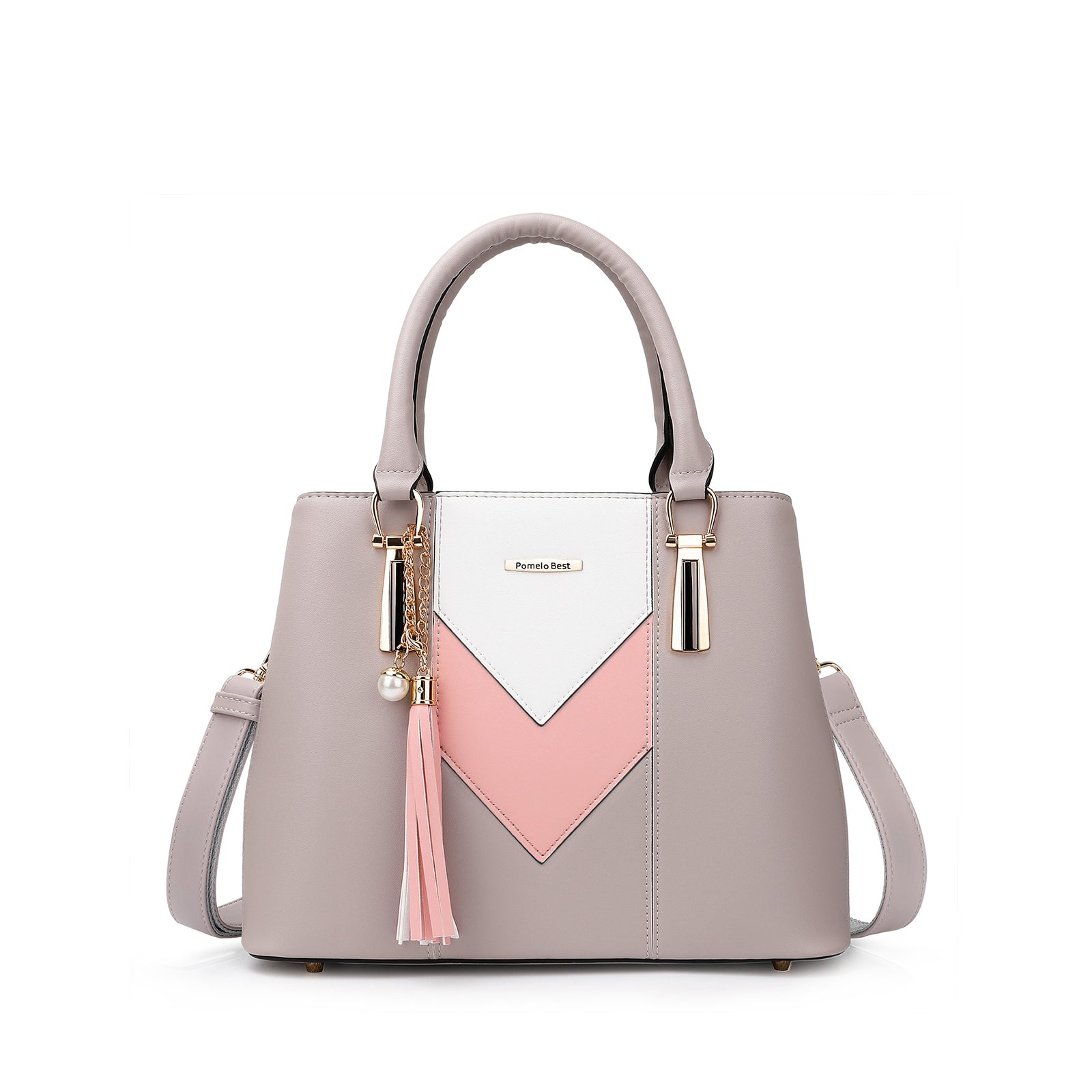 V-shaped handbag