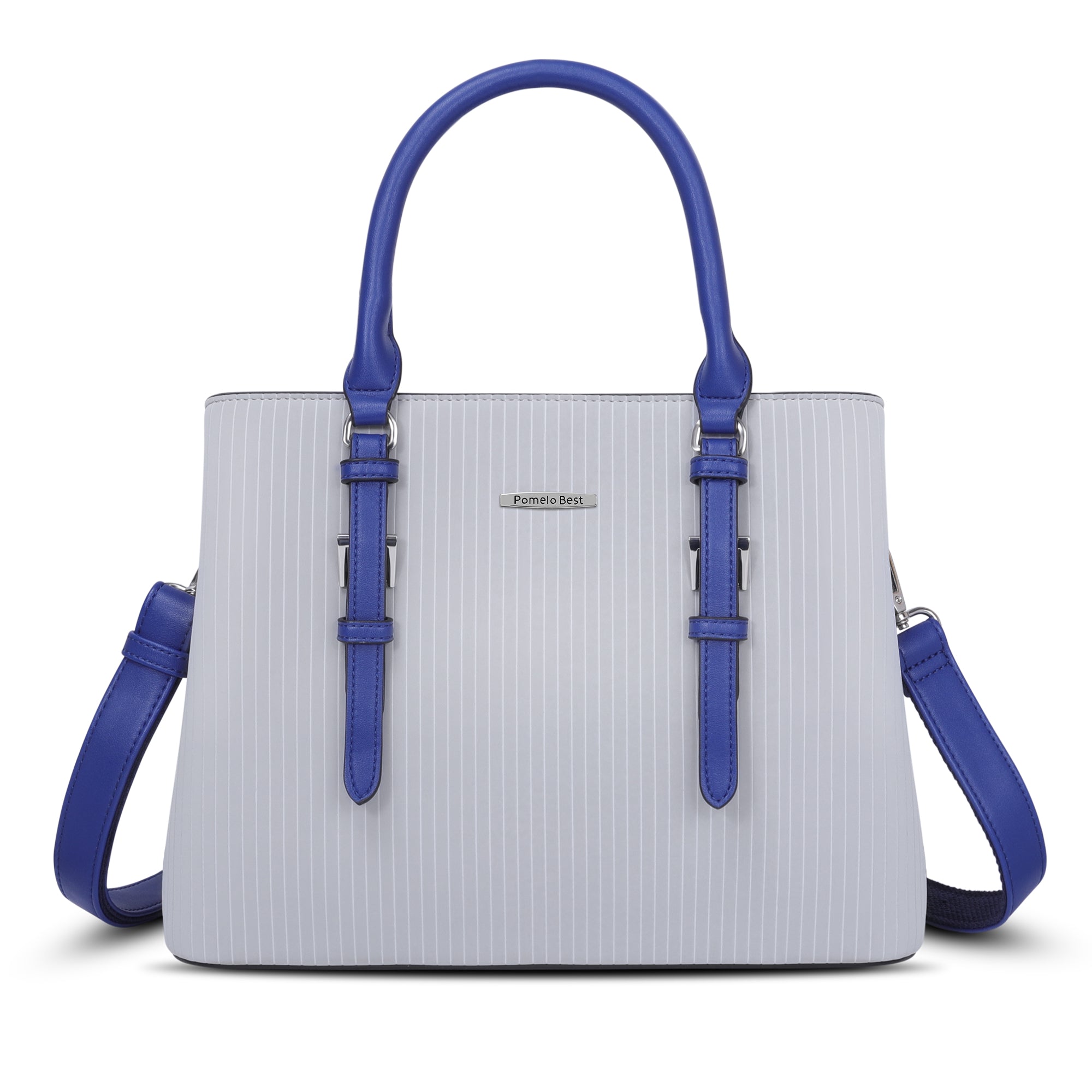 Handbags for Women with Embossed Stripe Pattern