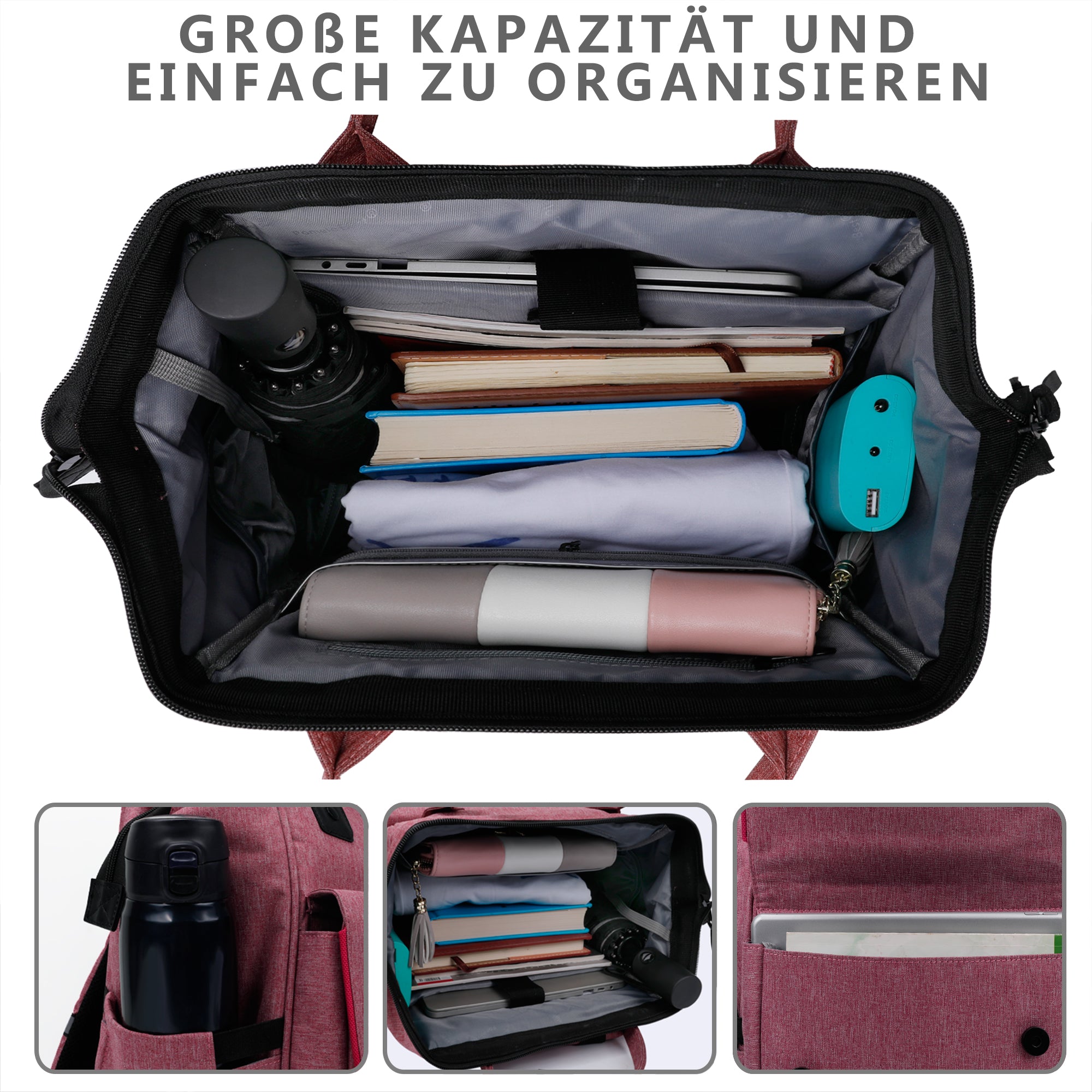 Laptop Backpack with Protective Padding Compartment