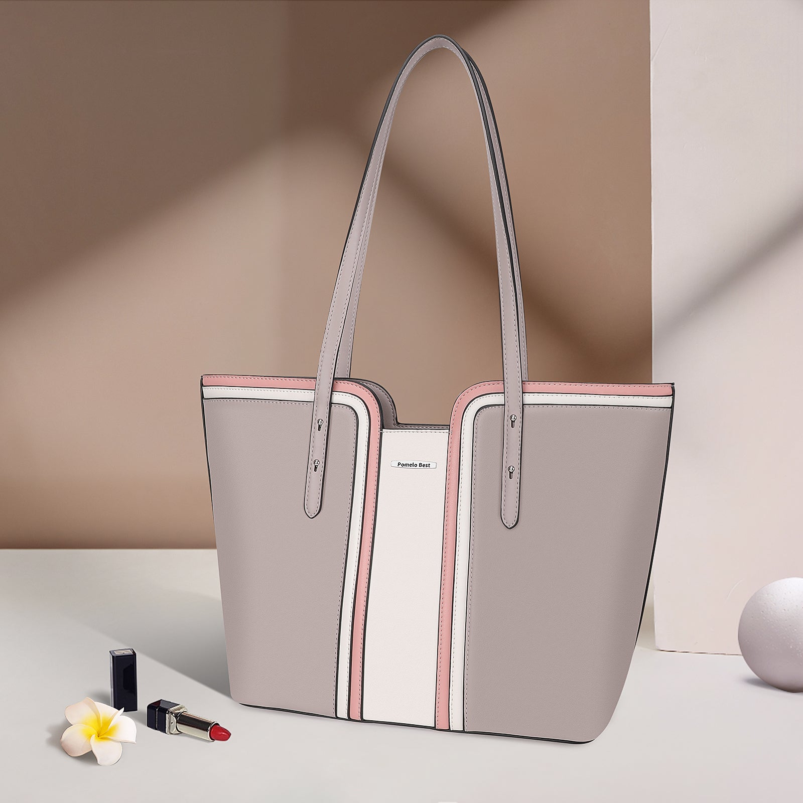 Recessed shoulder Tote bag