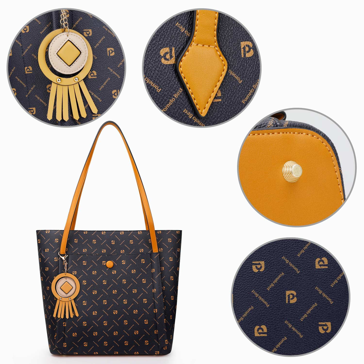 Designer Tote Bags for Women with Matching Wallet