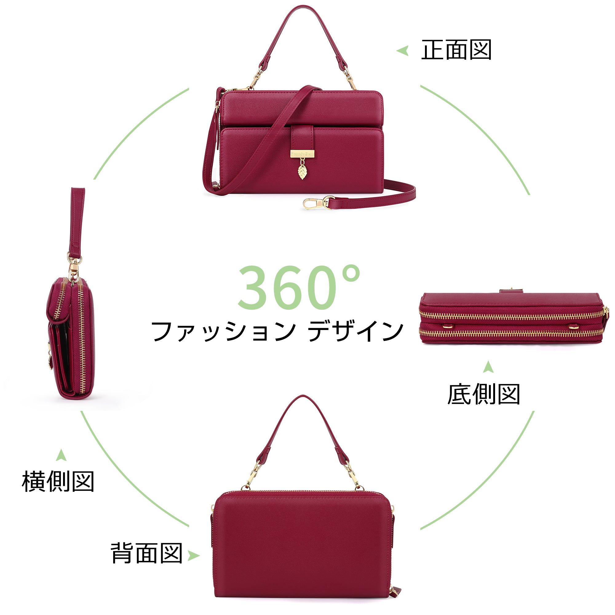 Crossbody Cell Phone Bag for Women with RFID Blocking and Enough to Fit Most Phone