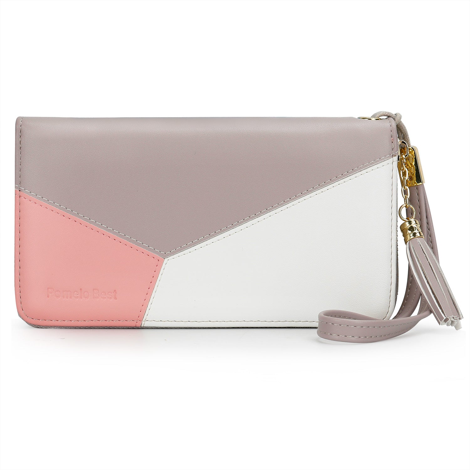 Neapolitan Ice Cream  triangle splice wallet