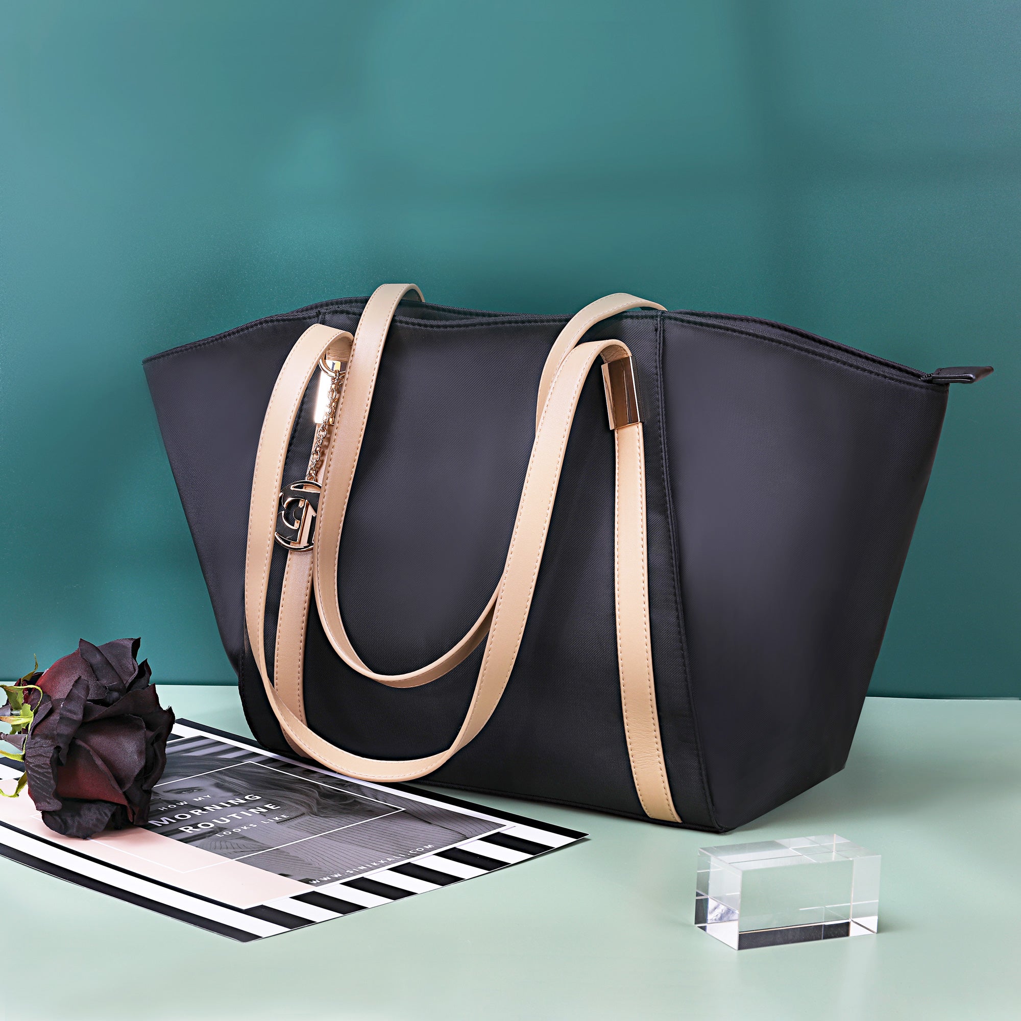 Tote Bag for Women -  Black plus