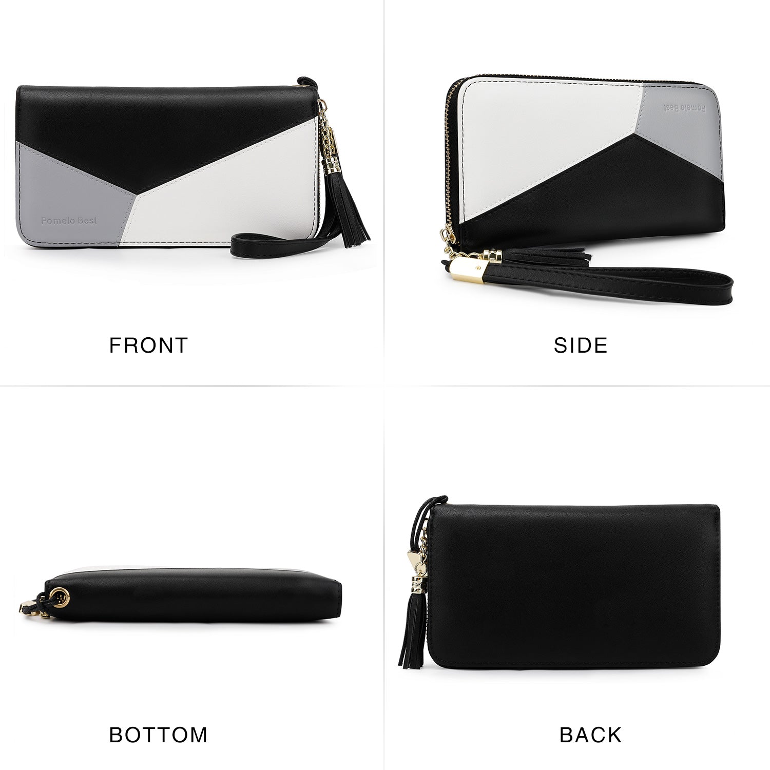 Soft Faux Leather Tote for Women with Large Zipper Compartment