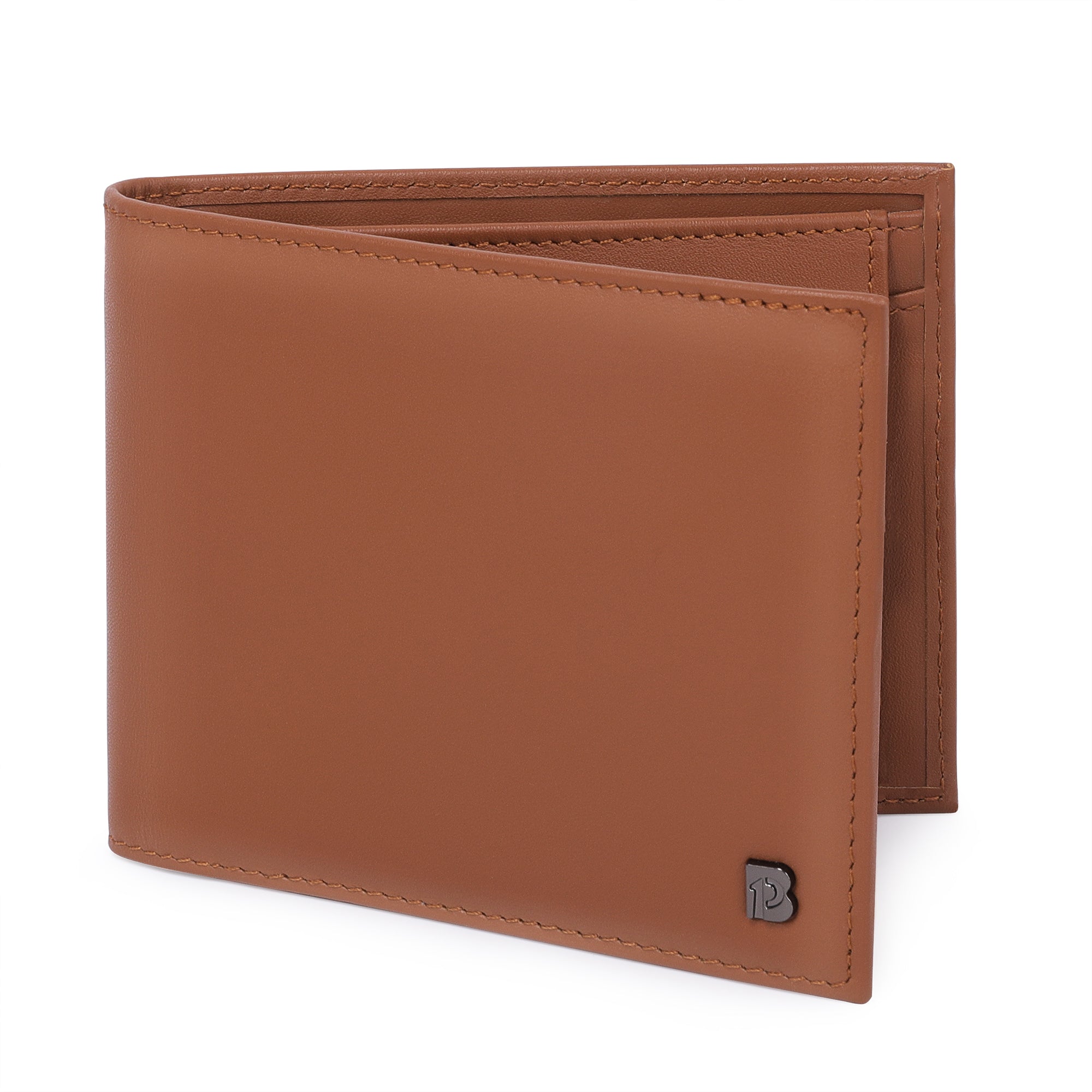Real Leather Men's Wallet with Coin Pocket and RFID Blocking
